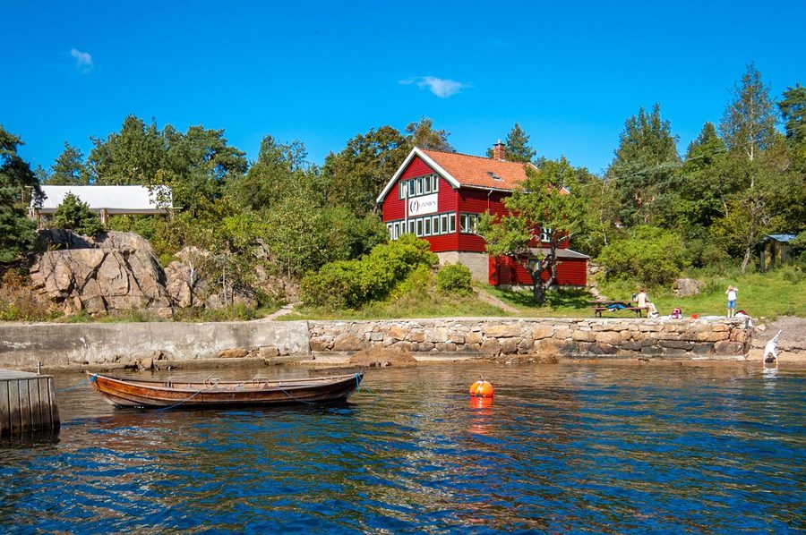 Holmen venue from the water